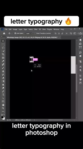letter typography in #photoshop #designinspiration #designinspirations #tutorial #photoshoptutorial