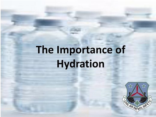 The Importance of Hydration - SlideServe