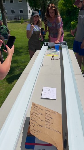 1.1K views | Wife Vs. Husband Minnow Racing! 閭#cootslures #minnowrace #baby #birthdayparty #fonddulac #wisconsin #party | Coots Lures | Facebook