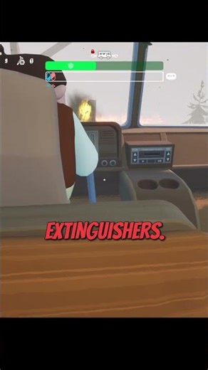 Glitched Out Driving Towards Fire! #shorts