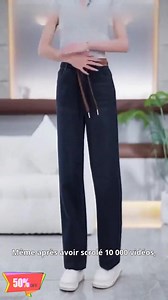 👖 JEAN FEMME À CEINTURE ÉLASTIQUE – Confort & Style Réunis ! Enfin un jean qui épouse vos formes SANS sacrifier l’élégance ! 😍 🌟 Coupe droite ajustable – Grâce à sa ceinture élastique et son cordon réglable, il s’adapte à VOTRE silhouette pour un confort parfait toute la journée. 🌬️ Tissu léger et respirant – Idéal pour les journées actives, les sorties ou même le télétravail ! Vous restez fraîche et stylée, peu importe la saison. 💫 Polyvalent à souhait : Tenue décontractée 👟 Look urbain c
