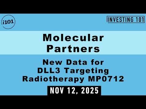 Molecular Partners New Data for DLL3 Targeting Radiotherapy MP0712 | Nov 12, 2025