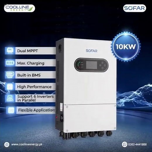 Sofar 10KW Hybrid Inverter | Best Solar Solution for Home & Business