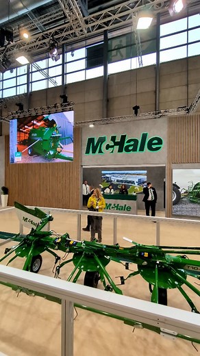 3K views · 704 reactions | Its the last day of Agritechnica here in germany!  We are all set up and ready to welcome you! #mchale #agritechnica2025 #f5 #991be #fusion | McHale | Facebook