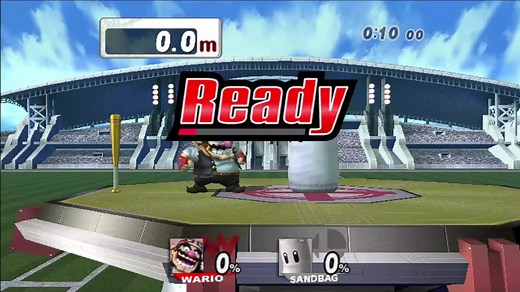 TAS Smash Bros Wario World Record 11469.6m - Homcon