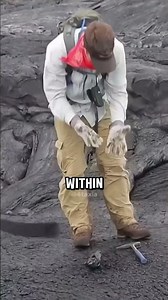 The lava is so hot that merely approaching it can make your skin feel like it is burning