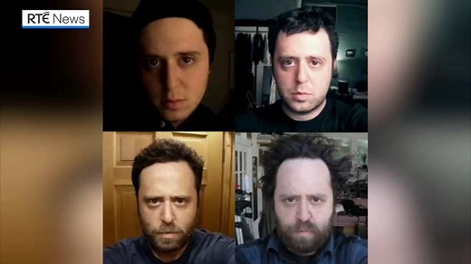 A timelapse video showing a man ageing over a 20-year period has gone viral in recent days. New York-based photographer Noah Kalina began taking selfies every day on 11 January 2000. | Read more: https://bit.ly/2R2qQcF | RTÉ News
