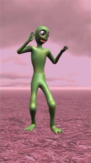 green uzayli dance 💚💚#greenalien #aliendance