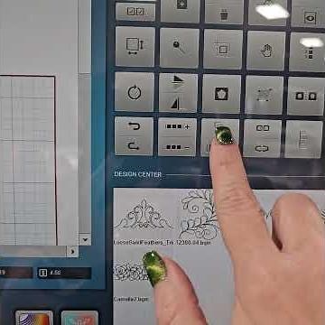 Watch how to create an Edge to Edge quilting design on a BERNINA Q-Matic with just a few clicks