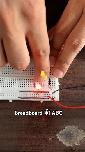 Breadboard Explained | Internal Connections Made Easy #electronics #physics by Naveen Kumar