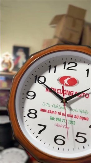 Mẫu đồng hồ treo tường in quảng cáo mới newhot2026 #donghoquangcao #donghoquatang #congty