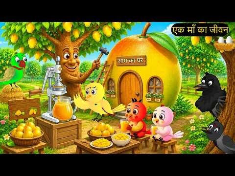 कार्टून | Ranu Chidiya ki Kahani | Rano and Friends | Tuni Chidiya |Chidiya Aur Kauway Wala Cartoon