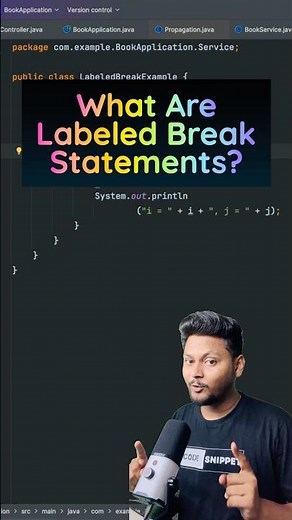 Labels Break Statements In Java #java #coding #programming