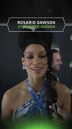 Rosario Dawson on becoming #Ahsoka #StarWarsCelebration