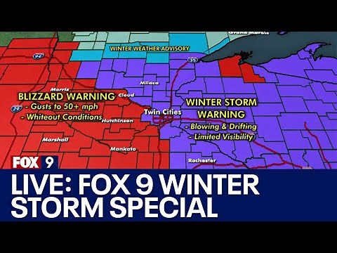 LIVE: FOX 9 is live with the latest on the winter storm