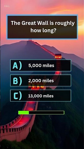 🏯 Great Wall of China Quiz: Who & How Long? | Fun History Challenge 🌏🧠