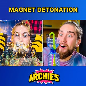 8.8M views · 141K reactions | Magnet detonation!  Busting Myths and Testing experiments | Archie5 | Facebook