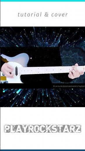 LUCHA DE GIGANTES guitarra ⭐️ COVER & TUTORIAL + TABS #shorts