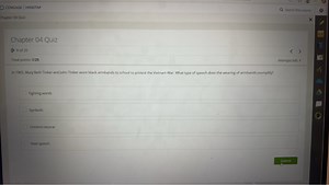 In 1965, Mary Beth Tinker and John Tinker wore black armbands t... | Filo