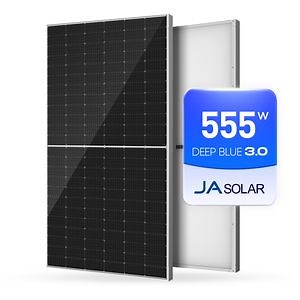 [Hot Item] JA Technology China Wholesale Half Cell Monocrystalline Solar Panels 555W For Industry