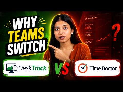 Best Time Tracking Software 2026? DeskTrack vs Time Doctor Compared