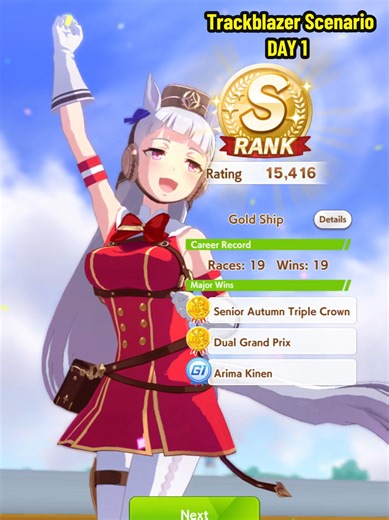 Trackblazer Scenario Day 1 Gameplay in Umamusume