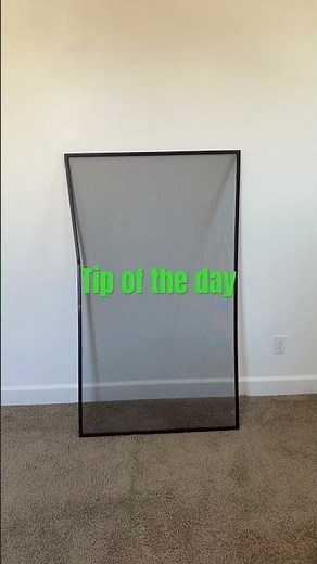 Window screen repair ! How come my screens are too tight and bend when taken out?