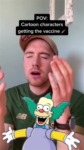 Cartoon Characters Getting the Vaccine - Funny and Entertaining POV Video