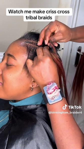 Criss Cross Tribal Braids Tutorial for All Hair Types