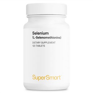 uperSmart - L-Selenomethionine 200mcg per Day (Selenium Supplement) - High Absorption - Essential Trace Mineral | Non-GMO & Gluten Free - 120 Tablets