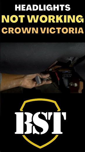 Headlight not working Crown Vic! #shorts