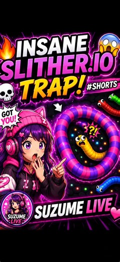 🔥 Insane Slither.io Trap! #shorts #slitherio