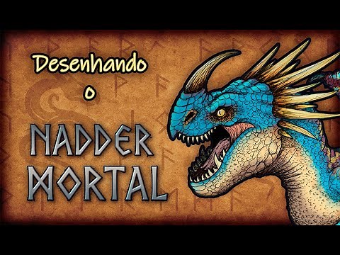 NADDER MORTAL - Como Treinar o Seu Dragão - Desenhando a Tempestade!
