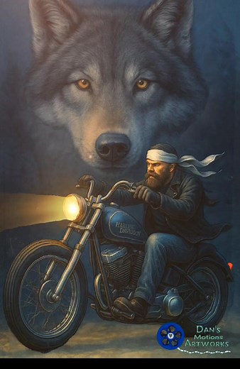 291K views · 10K reactions | Simple Man! Lynyrd Skynyrd. #harleydavidson #biker #motionart | Dan's Artworks 2.0 | Facebook