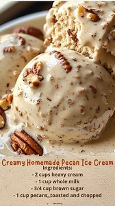 37K views · 352 reactions | Creamy Homemade Pecan Ice Cream | Cakecrafted Recipes | Facebook