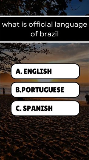 What is official language of Brazil 🇧🇷