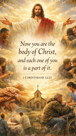 1 Corinthians 12:27 Now you are the #body of #Christ and each one of you is a part of it. #jesus