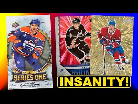 HOLY CRAZY BOX! - 2025-26 Upper Deck Series 1 Hockey Hobby Box Break - IVAN DEMIDOV HUNT!