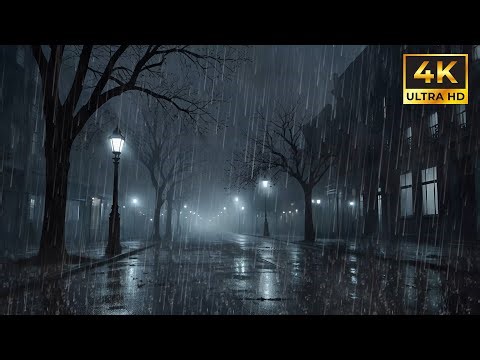 Soothing soft rain sounds offering gentle nighttime comfort for relaxation and better sleep