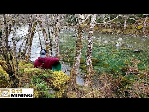Panning For Gold & Finding Silver In This Creek!