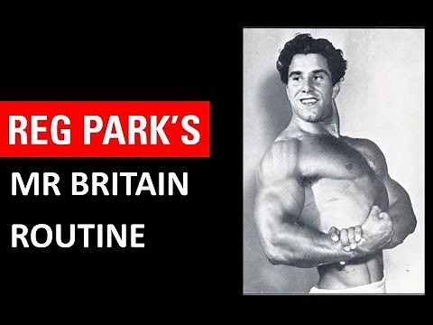 REG PARK’S 1949 MR BRITAIN ROUTINE AND COMPETITION WIN! BLUEPRINT TO REG PARK!