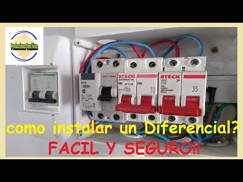 IT'S THAT EASY!! Installing a differential switch--circuit breaker