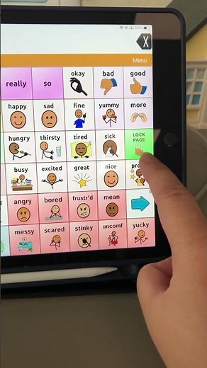 How to use the "Lock Screen" feature in Touch Chat