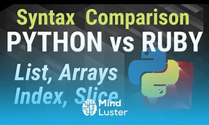 Mind Luster - Learn Python vs Ruby Lists and Arrays