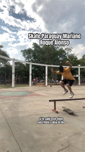 Truco de Skate Paraguay Mariano Roque Alonso pop shove it hippy jump #skate #paraguay