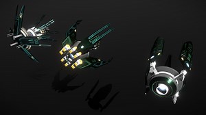 Ankla Alien Modular Fighter Kit - Buy Royalty Free 3D model by MSGDI