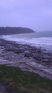 Storm Goretti winds building Falmouth. | Packet Newspapers