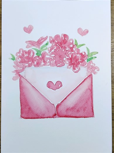 a love letter painting #painting #art #drawwithcha