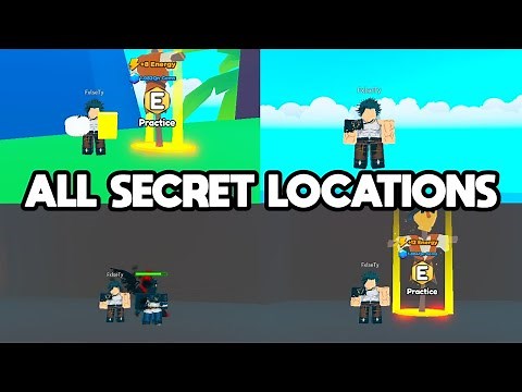 Anime Punching Simulator 2 All "SECRET" Training And Boss Locations I Roblox
