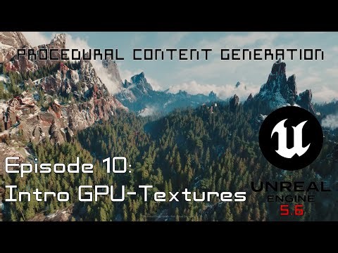 Unreal Engine 5.6 PCG - Ep 10 - Introduction to GPU - Texture